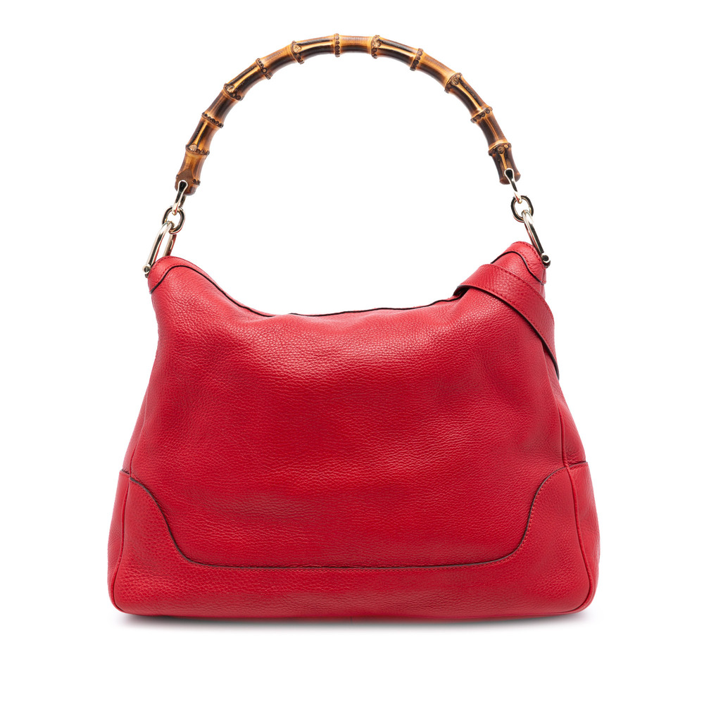 Pre-Loved Gucci Calfskin Bamboo Diana Satchel - Picture 1 of 7